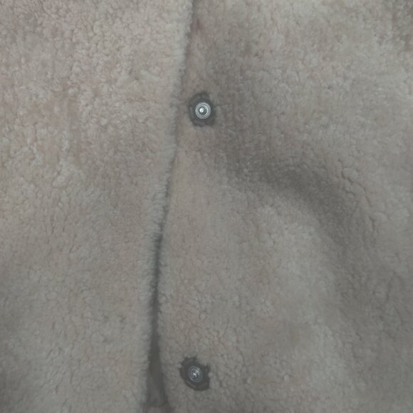 KARL DONOGHUE Shearling Oversized Jacket UK10 US6 IT42 M new $3342.00 - Picture 7 of 7